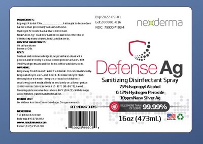 16oz Iso Disinfectant Label (Ndc Iso 16ozhp Disinfectant)